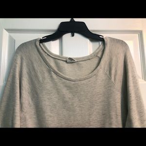 Cream Long-sleeve sweater